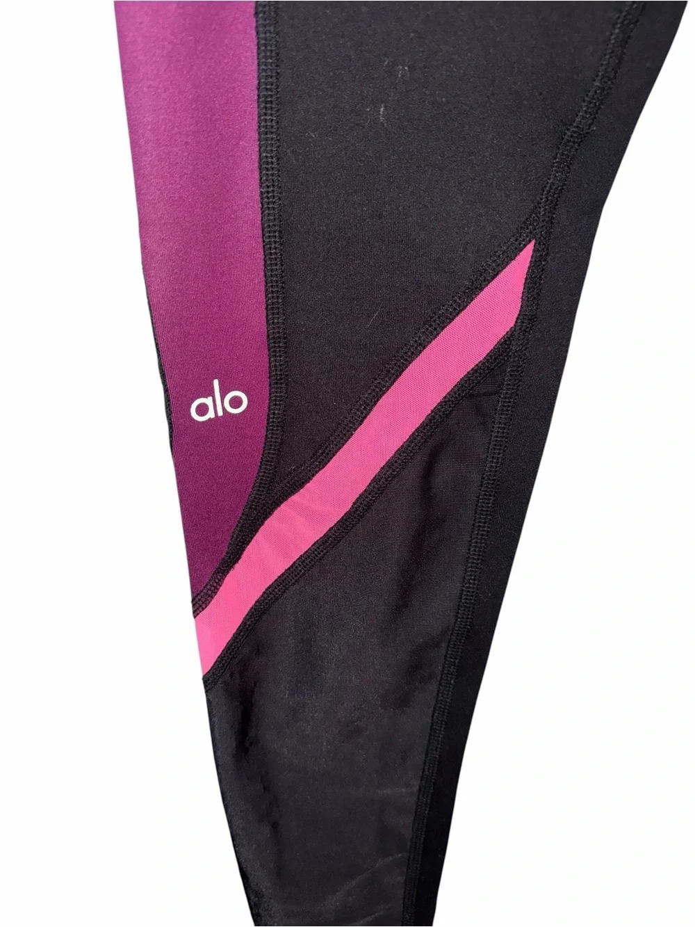 Alo Yoga High Rise Elevate Leggings Colorblock Size M